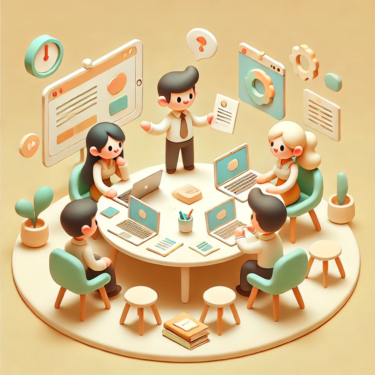 Virtual meeting with RARE Pros assistants
